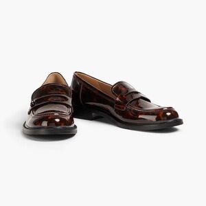 Sam Edelman Colin Tortoiseshell Glossed Loafers